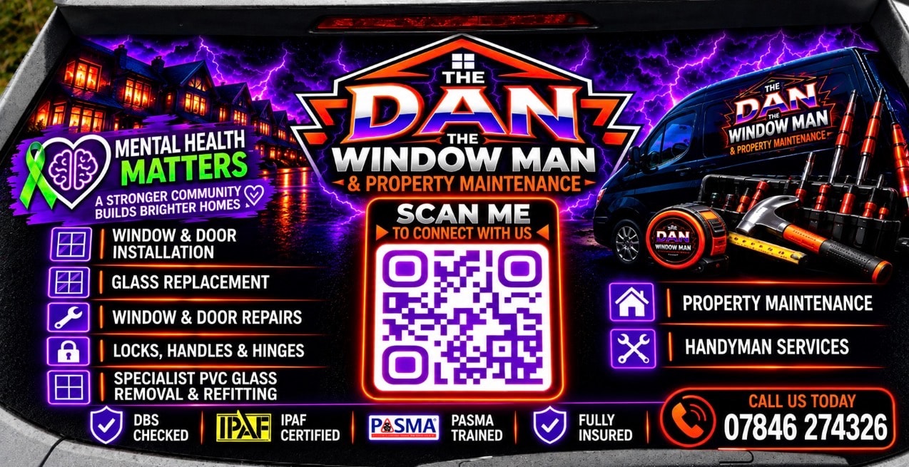 The Dan Window Man & Property Maintenance van